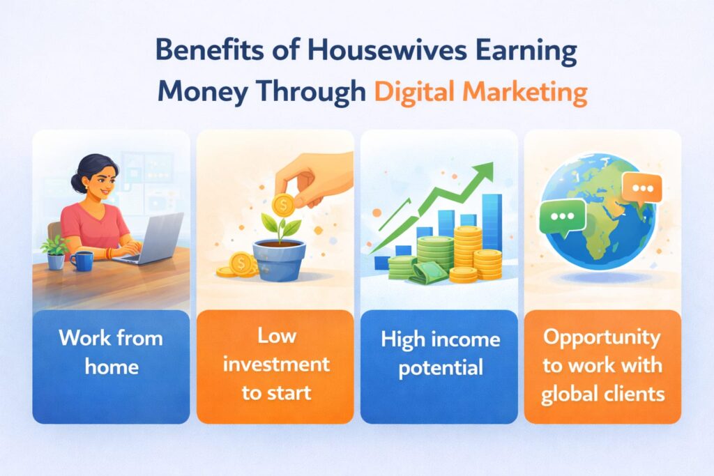 earn money from home without investment for housewife