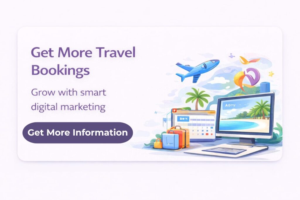 travel agency boosting bookings with digital marketing