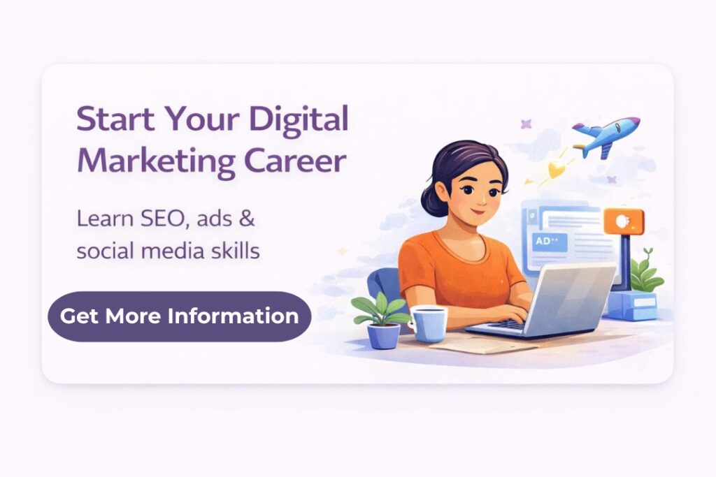 students starting digital marketing career in 2026